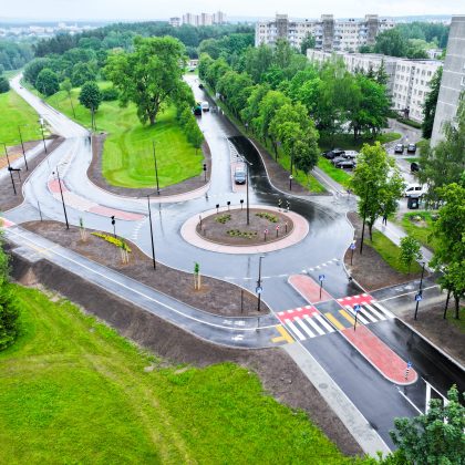 Alytuje baigiama įrengti dar viena žiedinė sankryža