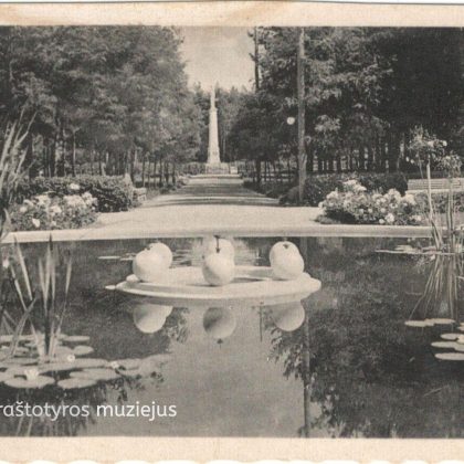 Atkuriamas istorinį žavesį menantis Alytaus fontanas