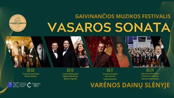 Rugpjūčio sekmadienių magija profesionaliosios muzikos festivalyje „Vasaros sonata“