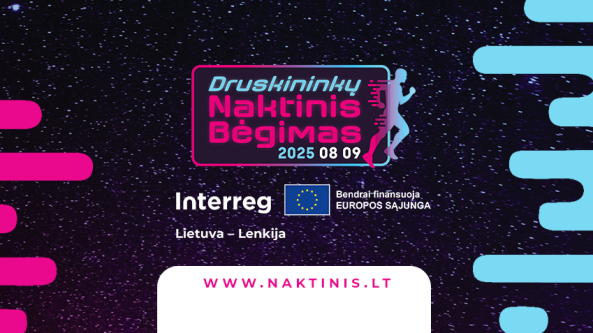 Po žvaigždėmis bėgti smagiau: Druskininkų naktinis bėgimas 2025