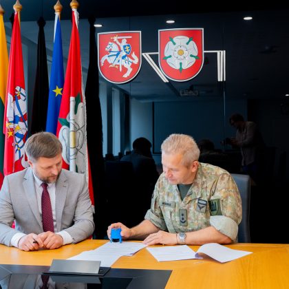 Alytaus miestas ir kariuomenė stiprina bendradarbiavimą ekstremalių situacijų atvejais