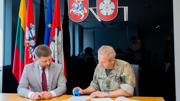 Alytaus miestas ir kariuomenė stiprina bendradarbiavimą ekstremalių situacijų atvejais