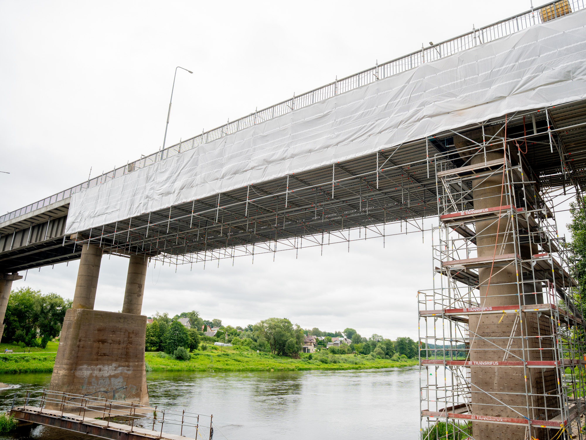 „Alkesta“ A. Juozapavičiaus tilto remonto darbus pradėjo vykdyti ir savaitgaliais