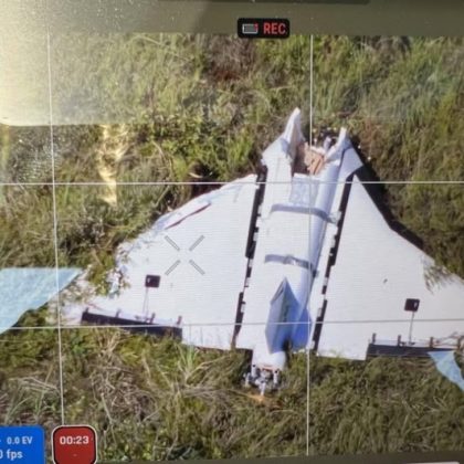 Jonavos rajone rastas į Lietuvą iš Baltarusijos įskridęs bepilotis orlaivis
