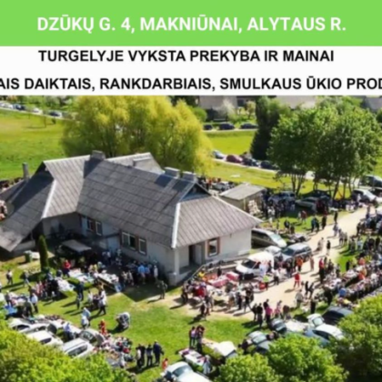 Sekmadienį Makniūnuose šurmuliuos bagažinių turgelis