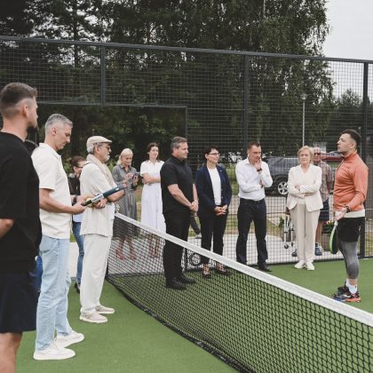 Birštonas papildė sporto infrastruktūrą: atidaryti pirmieji kurorte padelio teniso kortai