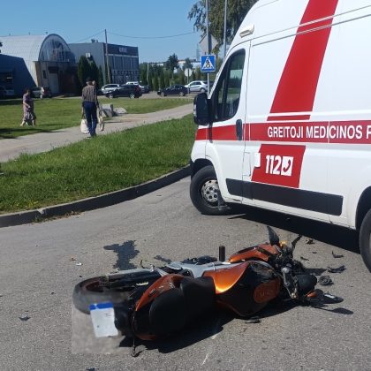 Alytuje žuvo motociklininkas