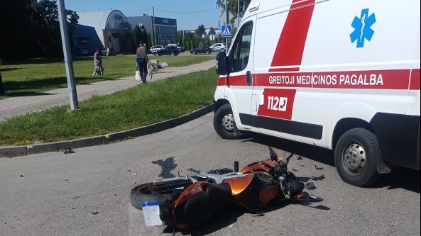 Alytuje žuvo motociklininkas