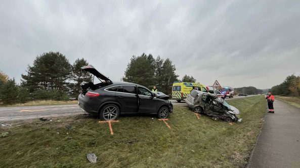 Tragiškas eismo įvykis Alytaus rajone – žuvo vyras