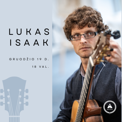 Luko Isaak klasikinės gitaros koncertas
