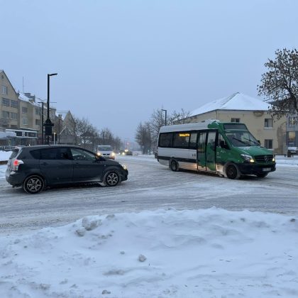 Žiemos egzaminas Alytaus keliuose
