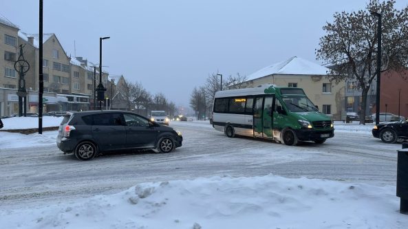 Žiemos egzaminas Alytaus keliuose