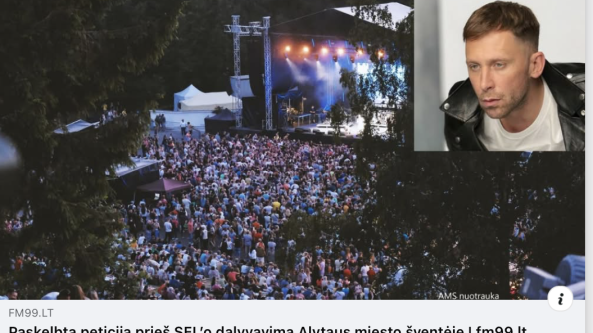 Už komentarą apie SEL FM99 feisbuke – Jonui teistumas ir tūkstantinė bauda