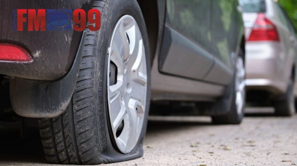 Aikštelėje prie namo AUDI pradurtos padangos