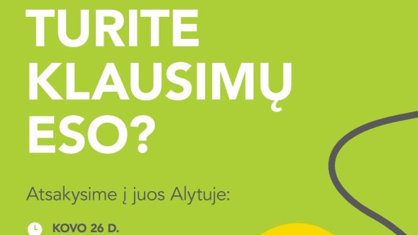 ESO mobilus klientų aptarnavimo centras atvyksta į Alytų