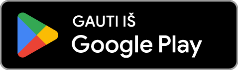 GetItOnGooglePlay Badge Web Color Lithuanian
