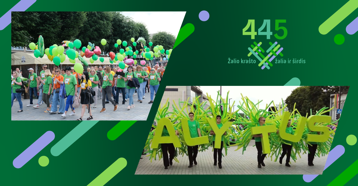 Registruokitės į miesto gimtadienio šventinę eiseną „Žalia banga“