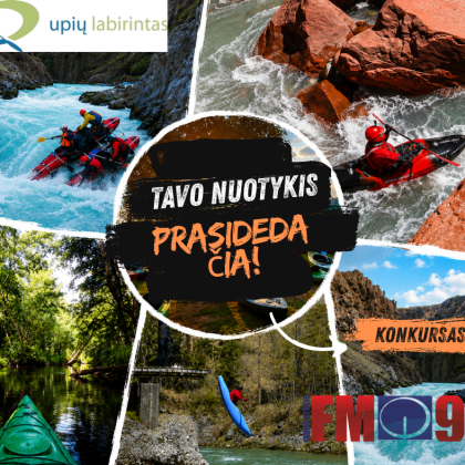 Laimėkite plaukimą baidarėmis su „Upių labirintu“ – konkursas jau prasidėjo! Laimėkite plaukimą baidarėmis su „Upių labirintu“ – konkursas jau prasidėjo!