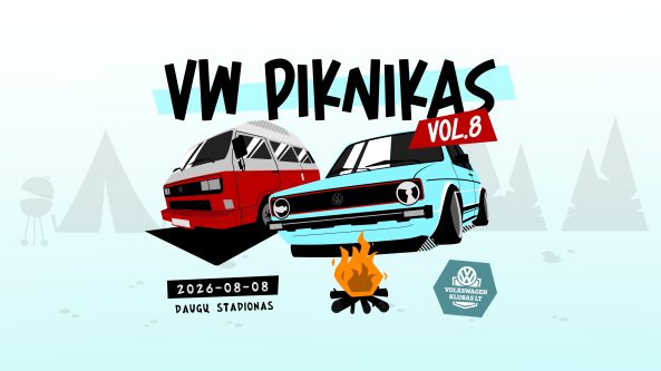 VW Piknikas 2026 sugrįžta į Daugus: nemokamas renginys kvies automobilių entuziastus ir šeimas