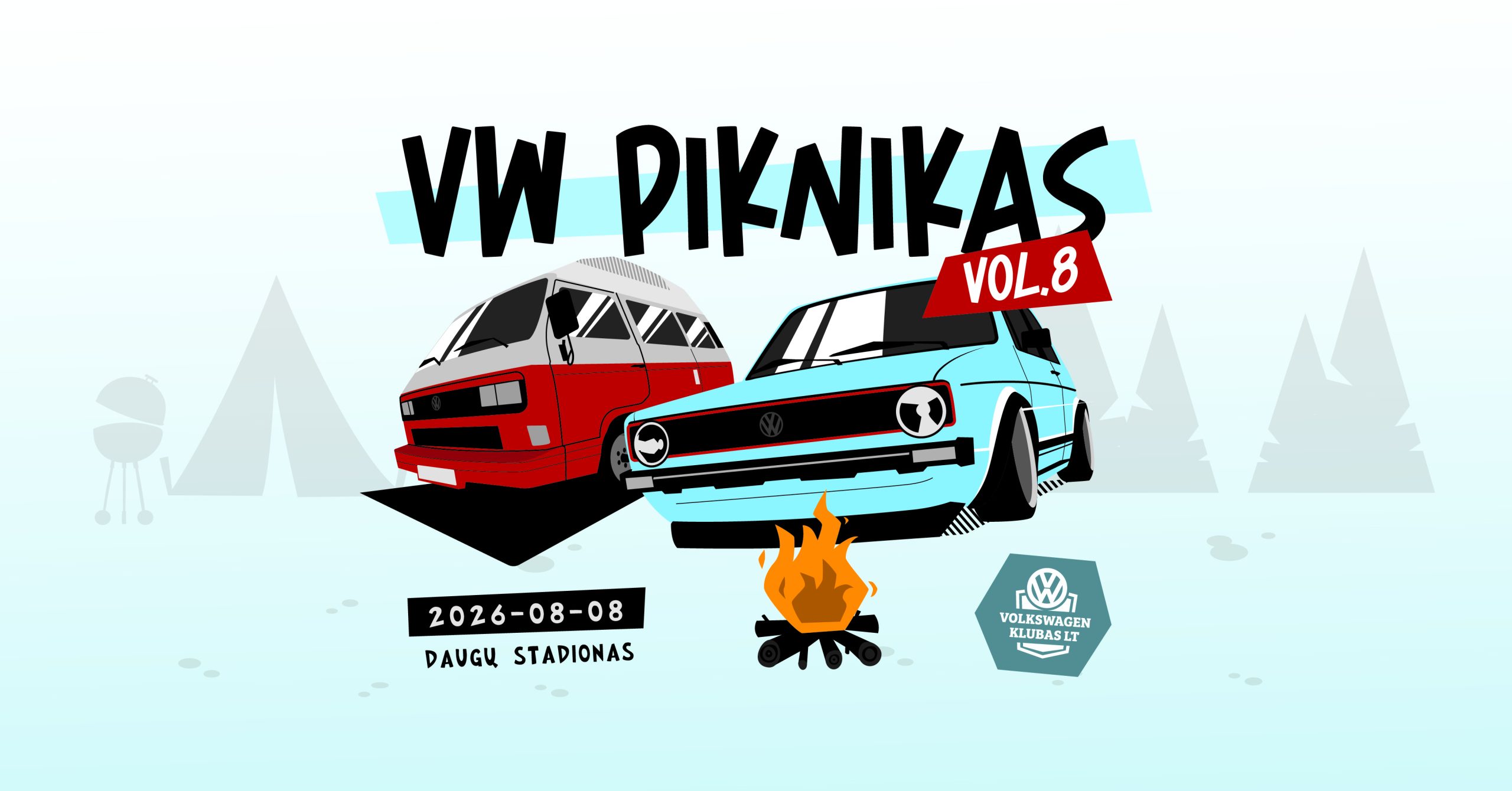 VW Piknikas 2026 sugrįžta į Daugus: nemokamas renginys kvies automobilių entuziastus ir šeimas